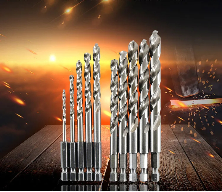 Hantechn@ Diamond Straight Shank Metal Drilling Lima Twist Drill Bits