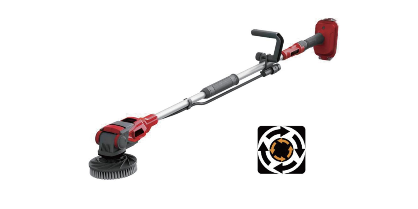Hantechn@ 18V Lithium-Ion isiyo na Cord 80W Spin Power Brush Scrubber1