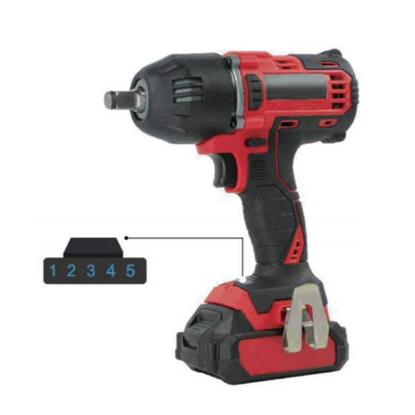 Hantechn@-18V-Lithium-lon-Brushless-cordless-5-Adjustable-Torque-Impact-Wrench-400N.m