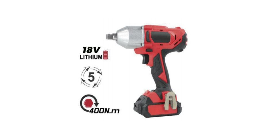 Hantechn@ 18V Lithium-lon Cordless 5 Kûçeya Bandora Torque ya Birêkûpêk (400N.m)