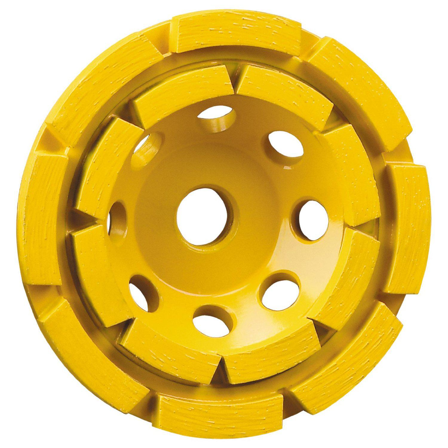 Hantechn@ Concrete Stone Polishing Double Row Diamond Grinding Cup Wheel Para sa Marmol