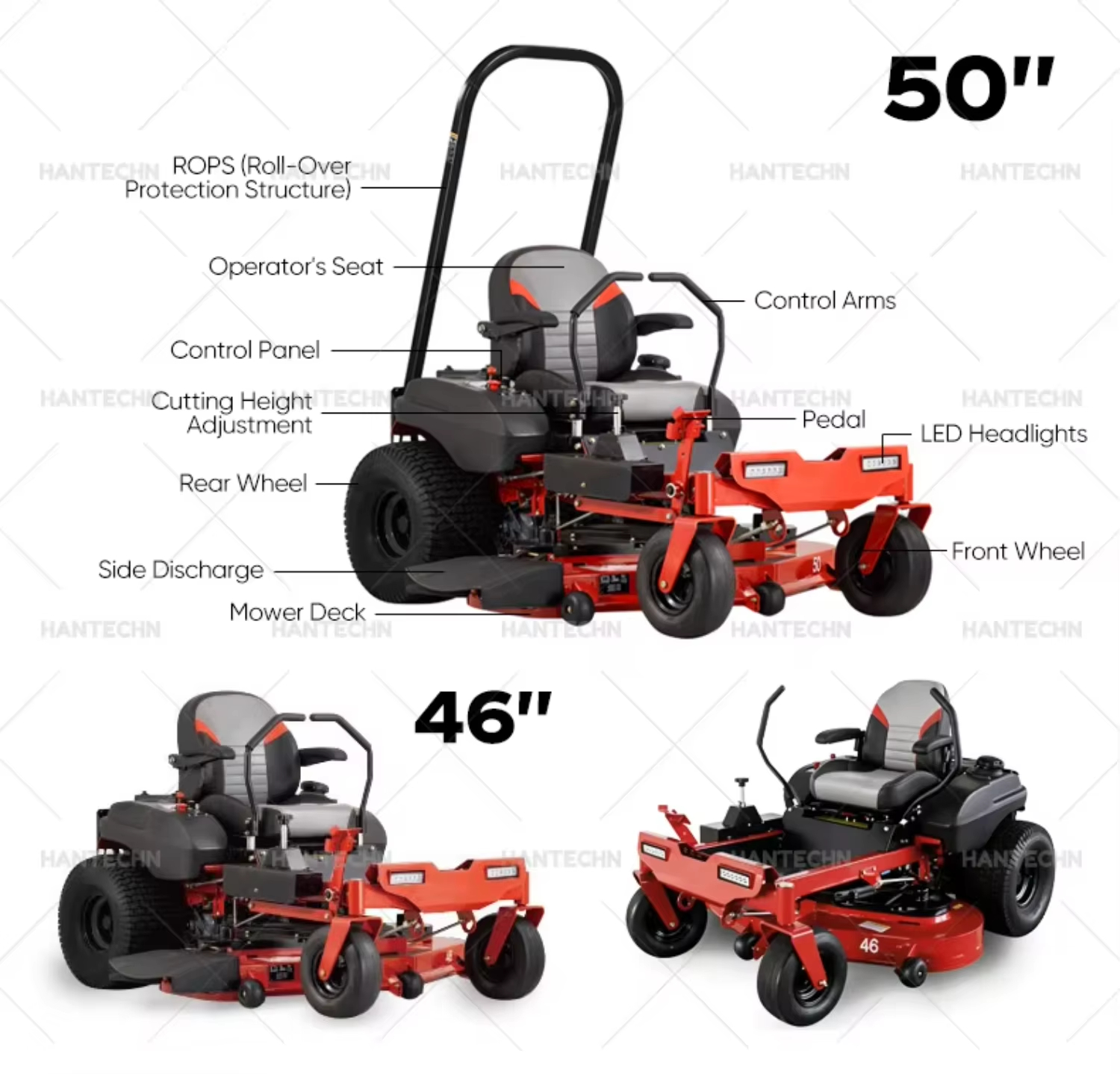 726cc riding lawnmower (4)