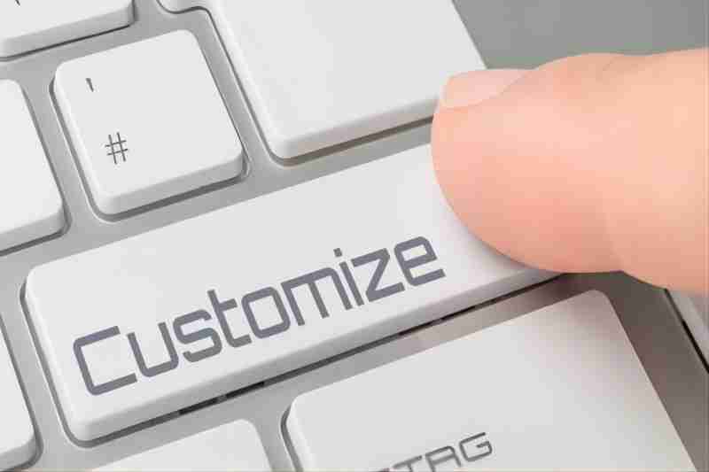 Customize Personalized Customization