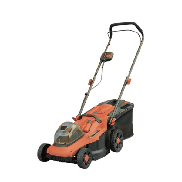 Hantechn@ 18V Lithium-Ion Brushless Cordless 14 Adjustable Cutting Height Lawn Mower