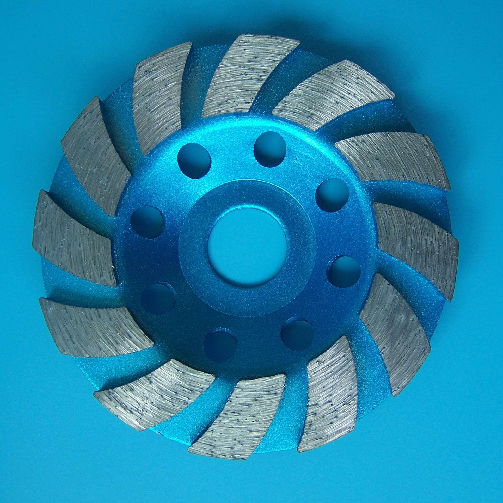 Hantechn@ Concrete Stone Polishing Turbo Diamond Grinding Cup Wheel For Marble