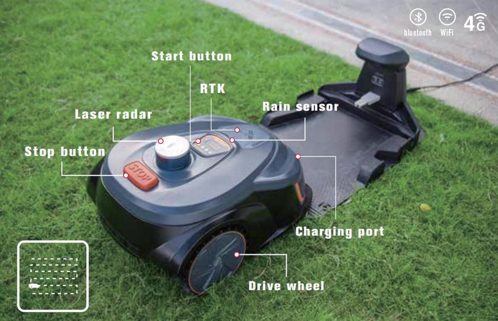 Hantechn@ Smart Robot Lawn Mower M28E1