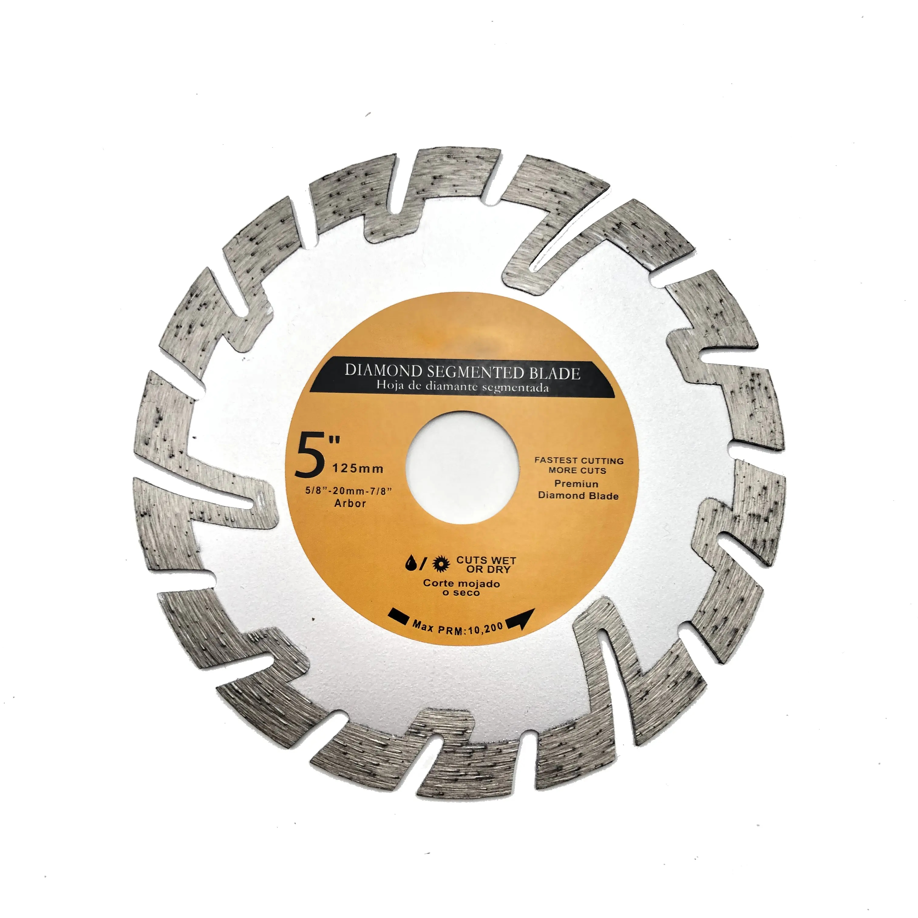 Hantechn@ Double Row Grinding Wheel 5" PCD Concrete Polishing Wheels Metal Grinding Disc